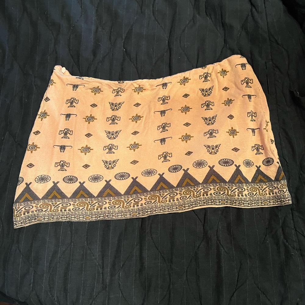 Bohemian Tan Skirt